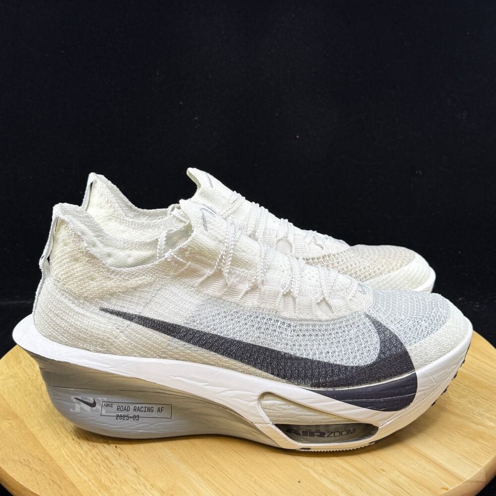 Nike Air Zoom Alphafly Next% 3 White Gridiron Pure Platinum FD8311-101 Mens 11.5 - Picture 5 of 10